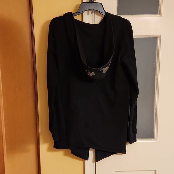 Star Wars Women's Black Zip-Up Hoodie w/ Words on Hood Size M - Picture 9 of 11